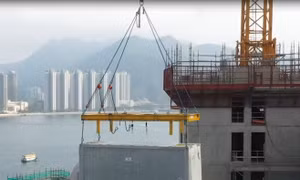 Công nghệ lắp ghép căn hộ cao tầng độc đáo ở Hong Kong