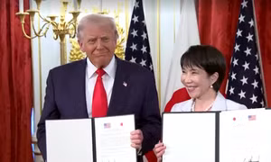 Thủ tướng Nhật Bản đề cử Tổng thống Trump cho giải Nobel Hòa bình