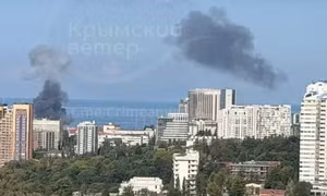 Video tàu của Nga ở Sochi bị Ukraine tấn công