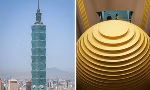 Thiết bị đặc biệt giúp tòa nhà cao hơn 500m ở Đài Bắc vững vàng trong động đất 