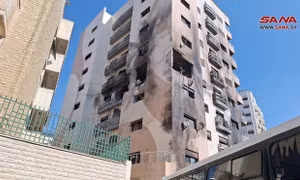Israel phóng tên lửa vào một tòa nhà ở thủ đô của Syria