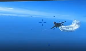 Lầu Năm Góc tung video về vụ chạm trán giữa UAV MQ-9 của Mỹ và máy bay Nga