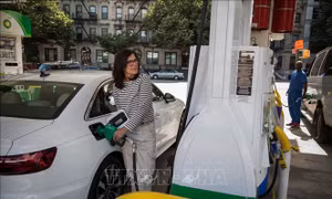 Giá xăng trung bình ở Mỹ cao kỷ lục, lần đầu vượt 5 USD/gallon