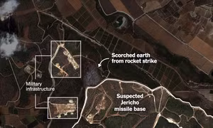 Rocket của Hamas từng rơi trúng căn cứ nghi chứa tên lửa hạt nhân của Israel