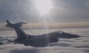 Ukraine công bố video chiến đấu cơ F-16 bắn hạ UAV Nga