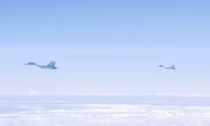 Ba máy bay Nga bị chặn trên biển Baltic