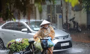 Thời tiết ngày 6/10: Hà Nội có lúc có mưa, có nơi mưa vừa và rải rác có dông