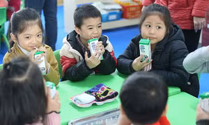 Chương trình Sữa học đường tại Hà Nội: Nhiều phụ huynh muốn mỗi con được thêm 2-3 suất nữa