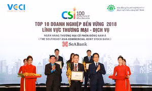 SeABank lọt Top 10 Doanh nghiệp bền vững