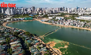 Hà Nội đẩy nhanh tiến độ xây dựng các hồ điều hòa chống ngập
