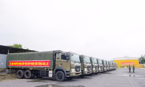 Hỗ trợ 100 tấn gạo tới nhân dân bị ảnh hưởng bão lũ