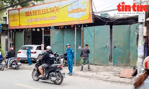 Nổ lớn trên phố Vĩnh Hưng, nhiều người bị thương 