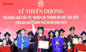 Hà Nội tuyên dương 95 Thủ khoa xuất sắc tốt nghiệp các trường đại học, học viện năm 2025