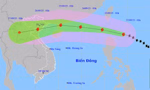 Thời tiết ngày 22/9: Siêu bão Ragasa mạnh cấp 16, giật trên cấp 17 tiến vào Biển Đông