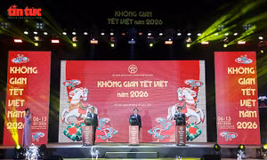 Trải nghiệm Tết Việt trong không gian mua sắm, văn hóa giữa lòng Thủ đô