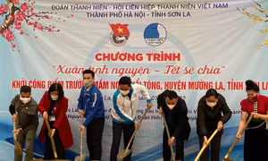 Sơn La: Khởi công Công trình thanh niên tại điểm trường Mầm non Huổi Tóng 
