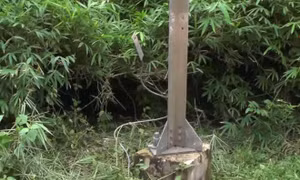 Kẻ gian phá hoại đường dây 110KV Đông Hà - Lao Bảo