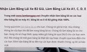 Nhức nhối tình trạng mua bán, sử dụng giấy phép lái xe giả