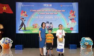 Công đoàn Thông tấn xã Việt Nam tổ chức tuyên dương học sinh giỏi và giao lưu ‘Vui hè năm 2022’