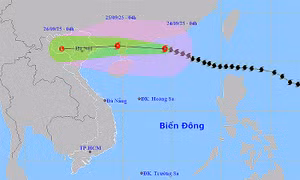 Thời tiết ngày 24/9: Siêu bão tiến vào Bắc Biển Đông, cảnh báo mưa lớn và gió giật mạnh