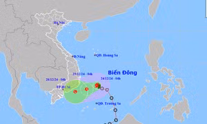 Thời tiết ngày 24/12: Bão số 10 đổi hướng di chuyển phức tạp