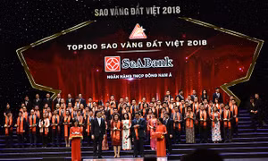 SeaBank nhận giải thưởng Sao Vàng đất Việt và thương hiệu dẫn đầu Việt Nam 2018