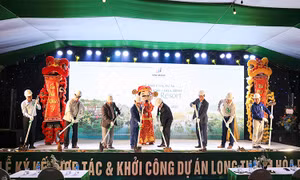 Khởi công dự án nghỉ dưỡng cao cấp Resort Long Thành Hòa Bình Luxury