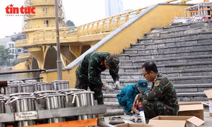 Sẵn sàng cho màn pháo hoa tầm cao phục vụ Giỗ Tổ Hùng Vương