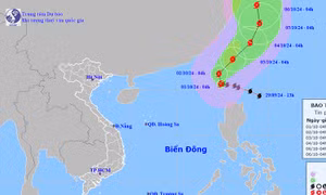 Thời tiết ngày 1/10: Bão Krathon đi vào vùng Bắc Biển Đông