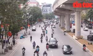Giao thông Thủ đô thông thoáng chiều ngày cuối cùng của kỳ nghỉ Tết Nguyên đán