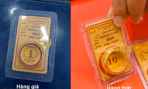 Cảnh báo mua vàng trên mạng: Trả tiền thật, nhận vàng giả