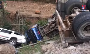 10 người bị thương trong vụ tai nạn giao thông liên hoàn ở Quảng Trị