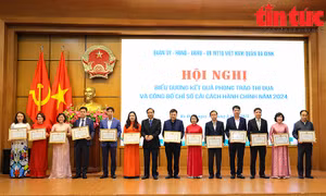 Quận Ba Đình biểu dương phong trào thi đua và công bố chỉ số cải cách hành chính 