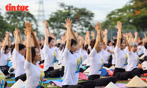 1.500 người tham dự chương trình chào mừng Ngày Quốc tế Yoga 2026 tại Hà Nội