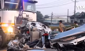 Những thảm kịch tai nạn giao thông từ xe container