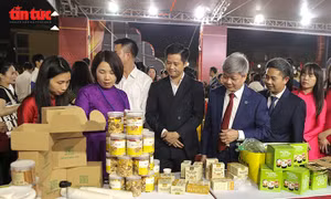 Không gian mua sắm, trải nghiệm Tết cổ truyền tại Hội chợ Hoa Xuân Bính Ngọ 2026 ở Kiều Phú