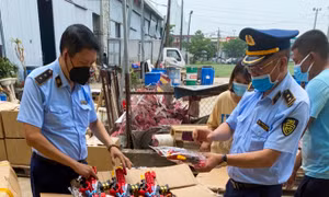 Đội Quản lý thị trường Hà Nội thu giữ lô đồ chơi trẻ em bạo lực