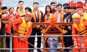 Rước kiệu, thỉnh nước trong lễ hội truyền thống làng Yên Duyên