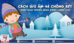 Cách giữ ấm và chống rét hiệu quả trong mùa đông lạnh giá