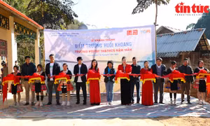 Lan tỏa yêu thương qua những công trình mới ở vùng cao