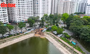Hà Nội lắp trạm bơm tại công viên, giảm áp lực ngập úng mùa mưa