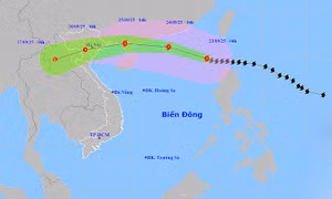 Thời tiết ngày 23/9: Siêu bão RAGASA tiến vào Bắc Biển Đông, gió giật trên cấp 17