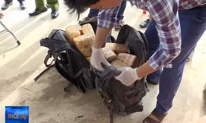 Hà Tĩnh bắt vụ vận chuyển 31 kg ma túy