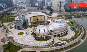 Hình hài Cung thiếu nhi Hà Nội chuẩn bị đi vào hoạt động