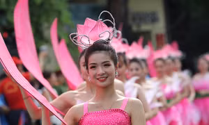 Sôi động Carnival đường phố Hà Nội kỷ niệm '20 năm Thành phố Vì hòa bình'