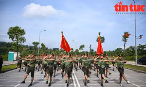 Tổ chức huấn luyện, hợp luyện các lực lượng diễu binh, diễu hành tại 5 địa điểm 