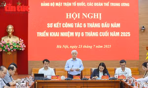 Đảng bộ Mặt trận Tổ quốc, các đoàn thể Trung ương sơ kết công tác 6 tháng đầu năm