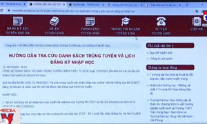 Ngày 8/7 sẽ thông báo kết quả xét tuyển đại học