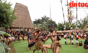 Tái hiện Lễ hội cầu an của đồng bào Ba Na tỉnh Gia Lai