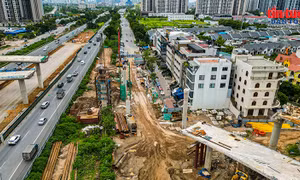 Hà Nội: Từ ngày 29/7, tổ chức giao thông trên đường gom 2 bên đường Hoàng Tùng